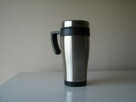 Stalowy kubek termiczny z pokrywką 0,4 l