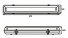 2 x Lampa Oprawa hermetyczna jarzeniówka świetlówka T8 1x18W - 10