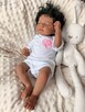 Reborn śpiący latynoska 48cm Nowy bobas lalka włosy rzęsy - 3