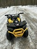 Quad elektryczny 12V żółty pilot EVA dla dzieci - 3