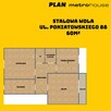 3 pokoje z loggią, 60 m², parter, Poniatowskiego - 12