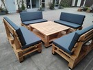 Promocja drewniany zestaw mebli ogrodowych na wzór palet - 2