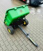 Przyczepka John Deere 10P z wywrotem! do traktorka kosiarki - 5