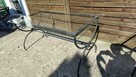 Stół 150x80 ogrodowy kute metalowe ze szkłem Dostępne 2 szt - 5