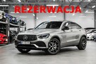 Mercedes GLC 43 AMG Coupe 4Matic 390KM. Aktywny wydech. Burmester. Mojave Silver. Salon PL