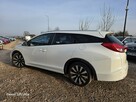 Honda Civic 1.6d#120PS#Ledy#Nav#Climatr#Kamera#Alus#Serwis#Gwarancja#Biała Perła!! - 10