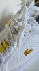 Sportowe buty LACOSTE biało/złote - 2