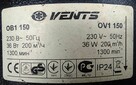 Wentylator osiowy ścienny wydajny 200m3/h 36W VENTS OV1 150 - 5