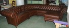Producent Meble skórzane Chesterfield Pikowane Dębowe - 5