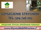 WYWÓZ MEBLI WROCŁAW, tel 504-746-203, Sprzątanie piwnic, - 3