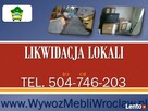 WYWÓZ MEBLI WROCŁAW, tel 504-746-203, Sprzątanie piwnic, - 7