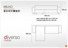 Narożnik MILKO!!PRODUCENT-diversomeble.com. tel. 530311111 - 6