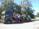 Transport - naczepa niskopodwoziowa, firanka, platforma - 8