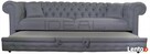 Pikowana Sofa Chesterfield March Rem z funkcją spania - 5