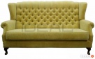 Stylowa sofa Chesterfield Uszak w tkaninie - 6