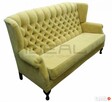 Stylowa sofa Chesterfield Uszak w tkaninie - 8