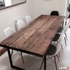 stół drewno stal loft - 8