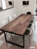 stół drewno stal loft - 7