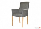 Krzesło fotel z podłokietnikami tapicerowane producent glamo - 6