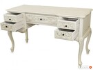 stylowe drewniane biurko z elementami rzeźbionymi - 2