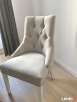 Krzesło z kołatka pikowane z pinezkami eleganckie modne nowe - 8