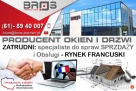 SPECJALISTE do Spraw Sprzedaży i Obsługi -RYNEK FRANCUSKI
