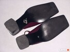 Skórzane buty Burgundowe 36,5 37 vintage - 8