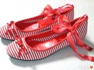 BALERINKI buty w Paski NOWE 36,5 37 - 4