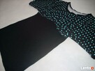 Tunika bluzka Groszki Czarna 36 38 S M - 3