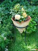 Donica ceramiczna mrozoodporna w stojaku 40X40 cm. - 4