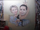 Karykatura w passe-partout. - 6