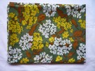 Materiał 307cm x 113cm kupon kwiatki kolorowe lejący - 5