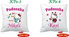 Poduszka HELLO KITTY imię Gratis prezent imieniny urodziny - 3