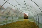 Tunel foliowy z oknami - 7 m2 350x200x200 cm zielony - 7