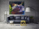 Akryl na płótnie "OBCE KRAJOBRAZY" obraz 100x90cm - 2