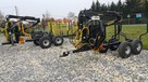 Przyczepa Leśna do drewna Country 3t Żuraw Dźwig 4,3 CHWYTAK - 8