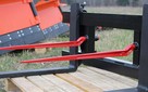 Karetka z widłami 1200x80x40mm klasa 2A zęby Euro złącze - 3