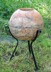 Donica ceramiczna mrozoodporna + stojak od kowala 75 cm. - 6