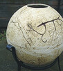Donica ceramiczna mrozoodporna + stojak od kowala 75 cm. - 4