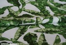 Tkanina obiciowa dekoracyjna GREEN, BANANA liść bananowca - 2