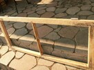 Stare okna drewniane rama retro loft lustro zdjęcie 114x52 - 2