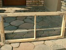 Stare okna drewniane rama retro loft lustro zdjęcie 114x52 - 3