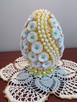 Jajka wielkanocne ręcznie robione quilling elegancki prezent - 13