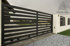 Ogrodzenia nowoczesne balustrady całoszklane stalowe - 2