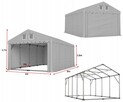 Namiot PRESTIGE 4x8-2,6m magazynowy handlowy wiata garaż - 4