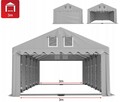 Namiot PRESTIGE 4x8-2,6m magazynowy handlowy wiata garaż - 3