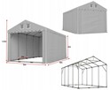 Namiot PRESTIGE 5x8-4m magazynowy HALA PRZEMYSŁOWA magazyn - 5