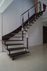 SCHODY DREWNIANE BALUSTRADY ZE STALI NIERDZEWNEJ - 2