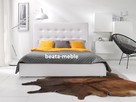 Tapicerowane łóżko PARIS 160x200 + materac i stelaż. HIT !!!
