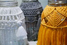 Makrama, lampion, ręcznie robiona, boho styl - 2